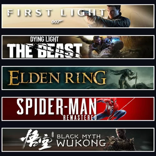 007 +Beast +Elden +Spider 1 +Wukong